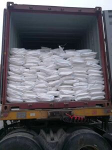 25kg sodium bicarbonate bags with batch number and Vietnamese labeling